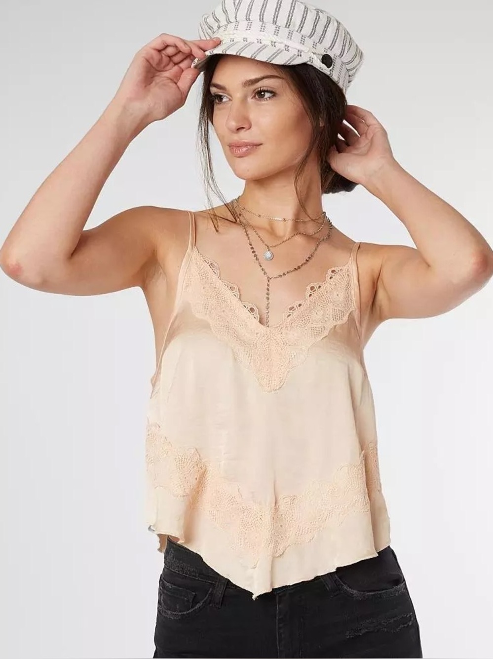 Free People Your Eyes Cami Tank Top